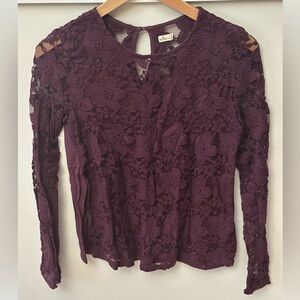 Hollister Lace Top